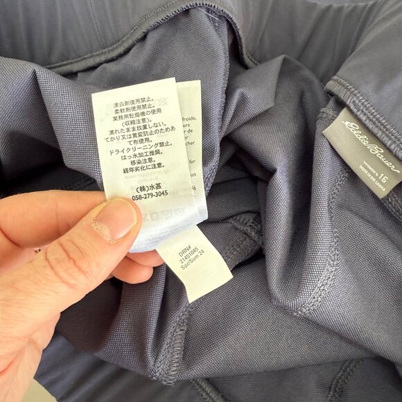 Eddie Bauer Incline Utility Hiking Outdoor Bermuda Shorts Womens size 16 NEW - Picture 6 of 11